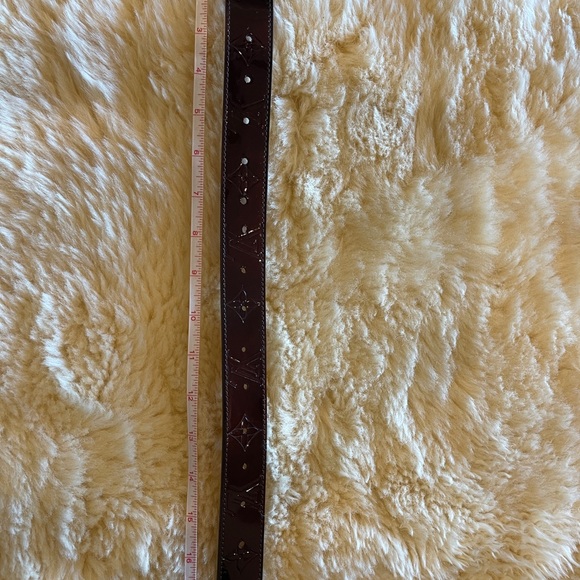 Louis Vuitton Belt Verni Saint-Tulle Frame 30Mm Amaranto 95 38 CA2140 M6849 - Picture 3 of 14